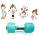 Body Building water bottle dumbbells