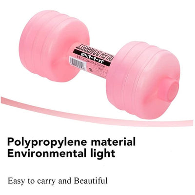 Body Building water bottle dumbbells